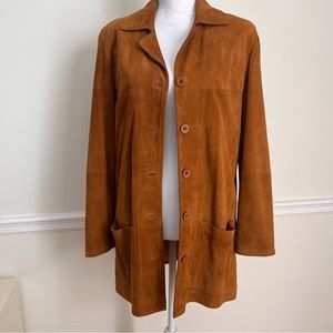Gabi genuine Suede Jacket, Italian made, size IT 42